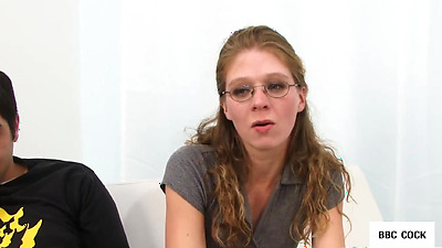 Husband Undresses His Wife Jenny Leigh Then Watches Her Fuck a BBC