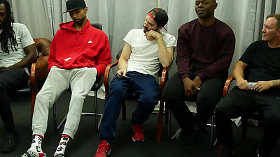 Gangbang Creampie - Busty Brunette Girl Socks A Few Cocks And Gets Creampied Hard - Margo B