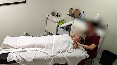 Rita, white MILF was fucked during a couple's massage! 2