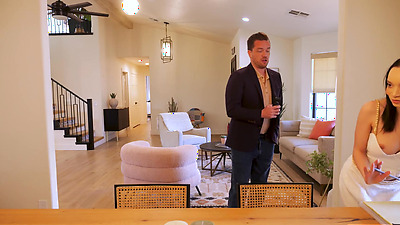 Realtor Freaks Out Over Client's Fat Penis, Offers To Drain Him If He Signs Deal - Selina Imai