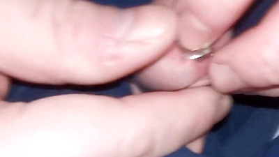 Jayq - 01-2025 - Sounding with 14mm steel. 13mm plug in cock and urethra stretching