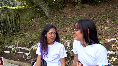 My rebellious friend gets me to escape from class, and we have fun playing scissors.