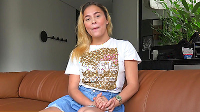 Blonde Latina Teen Hot Lingerie Show Makes Casting Producers Shaft Hard