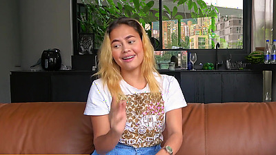 Blonde Latina Teen Hot Lingerie Show Makes Casting Producers Shaft Hard