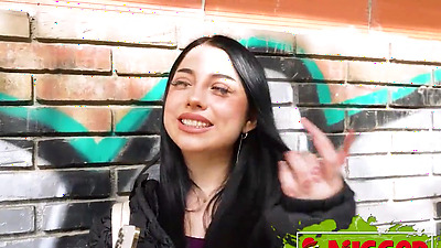 Roma Amor's first time with a HUGE BLACK COCK! We promised her to be nice :-D