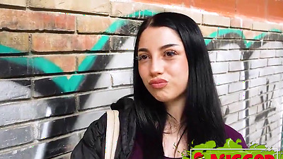 Roma Amor's first time with a HUGE BLACK COCK! We promised her to be nice :-D