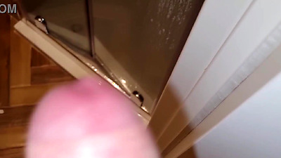 AT HOME I FOUND MY STEPMOTHER IN THE SHOWER | DIALOGUE IN ITALIAN - CUMSHOT AND MOANS WITH ENDLESS HANDJOB AND A HUGE SHAFT