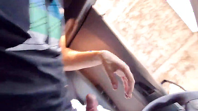 oh oo!!! strange shaft masturbating in public!