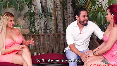 SEXMEX - NICOLE AND HER HUSBAND HAVE A 3WAY WITH HAYDÉ