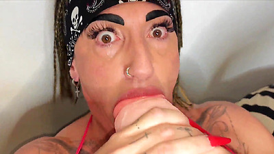 I am the sluttiest with my new amazing horny toy