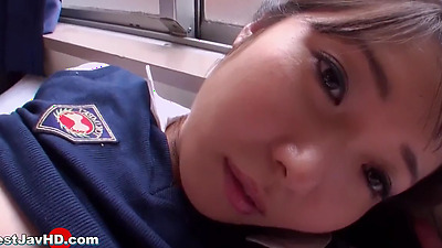 Horny Haruka gets a double dose of sheer pleasure with wand and ravaging - sexy Asian!