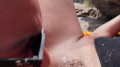 Fidelity test couple having sex on nude beach leaked online