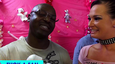 Lucky Horny Fan Reams Tory Lane, Megan & Siri In Insane Gangbang!