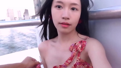 ModelMedia Asia - Enjoy the thrill of exposing your big tits and horny pussy in the open air!