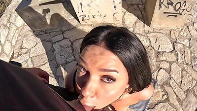 Fucking a Finnish tourist! After this scene she became a professional porn actress - Lola Bratz