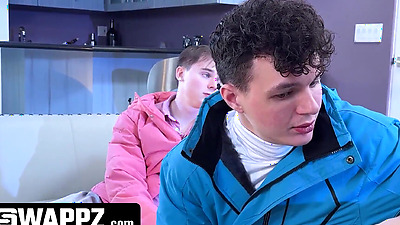 How to Survive a Snow Storm? Swap StepSisters With Your Friend and Pound Them Hard