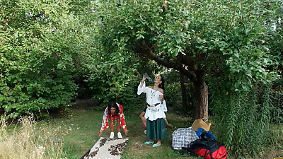 MOMMY4K. Horny Mommy is too sneaky and used her chance to fuck a young shaft hard on the grass