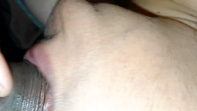 Step brother rubbed and fucked the smooth pussy