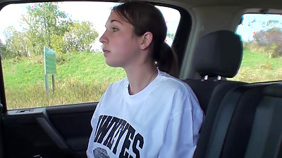 Wild Iowa Home Video Tailgate Partying With One Chick Drinking Too Much