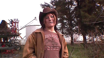 Rancher Cowgirl Naked Around The Iowa Farm