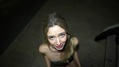 Hooked up with a tinder STRANGER, fucked him in public and let him give me a CREAMPIE - Hope Heaven