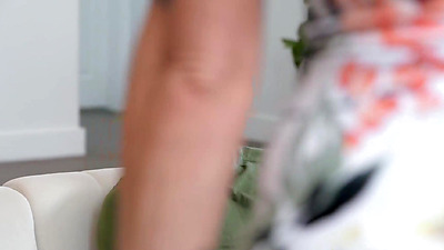 Busty mature step mom Alexis Malone gave her hung step son a YES day