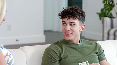 Busty mature step mom Alexis Malone gave her hung step son a YES day