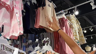 A day of shopping ends in a good fuck