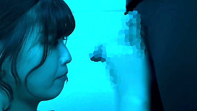 Female college student vacuum blowjob cum swallowing with mouth ejaculation