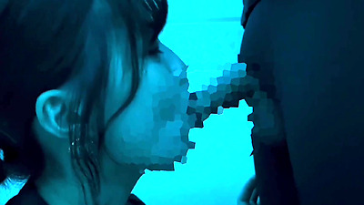 Female college student vacuum blowjob cum swallowing with mouth ejaculation