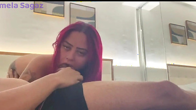 Young guy leaves actress Pamela Sagaz's pussy all wet