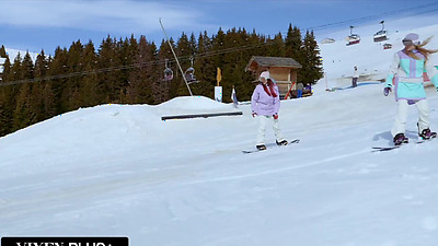 Ivy and Octokuro are into extreme sports on the slopes, and even more intense action between the sheets. When they push babe-on-chick to its limit, they go looking for someone who can stretch their sexual horizons.