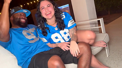 Backyard BBC Cuck Cleanup After the Lions Game