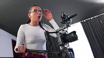 Fitness Rooms Lia Min gym 3some with personal trainer