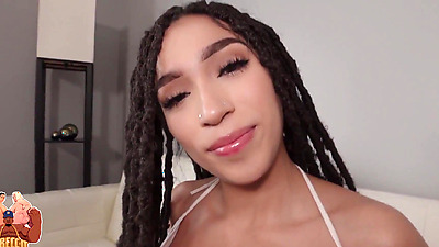 Sexy Latina Bitch Dee Pressure Got Her Pussy Drilled And A Facial By A BBC