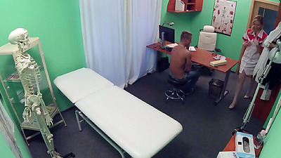 Blonde TEEN Nurse is Fucked by her 1st Male Patient - Fake Hospital