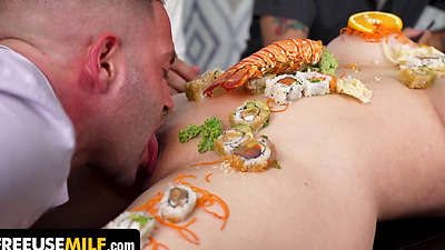 Busty Asian Chef Combines Freeuse Sex And Fine Dining - Suki Sin