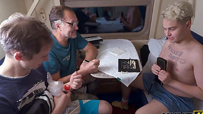 HUNT4K. Young chick was craving anal fuck and blowjob with a stranger in public