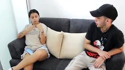 SEXY LATINA FROM THE NEIGHBORHOOD ACCEPTS A COFFEE AT MY HOUSE AND WE END UP FUCKING HARD UNTIL I CUM IN HER PUSSY