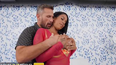 BRAZZERS - Paris The Muse Eagerly Prepares To Get Her Mouth & Pussy Filled With Manuel's Hard Penis