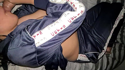 Beautiful booty of this young student: she lets me cum inside her while I squeeze her huge lactating tits