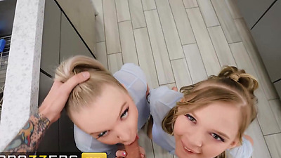 BRAZZERS - Coco Lovelock & Kaiia Eve Play With Other's Pussy When They Get Caught By Xwife Karen Who Wants To Join