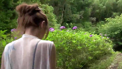 Outdoor Asian suck job by vulgar Mikuru Shiina - dominating JAV!