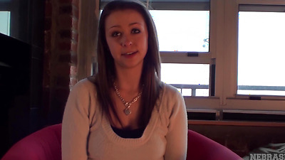 Hot Teen That Works At The Porn Store Makes First Time Nude Video Has Cute Innie Pussy