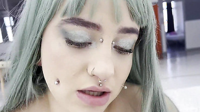 PutaLocura - Gorgeous busty chubby Deede swallows Torbe's cum