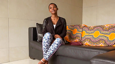 Big Tits Ebony Goddess Blows Producer To Get A Job!