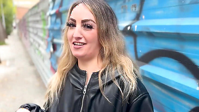 PutaLocura - The Spanish young woman with big butt Labona Cloxy is caught by Torbe and swallows everything