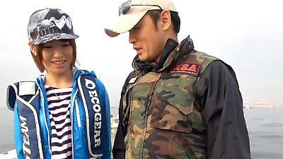 Nonoka Kaede Is Fucked On A Boat After Fishing Contest