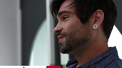 Ebony Hottie Lacey London Enjoys Pizza With A Side Of Penis