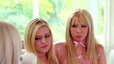 Big tits lesbian stepmom having 3way with stepdaughters